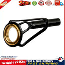 Stainless Steel Fishing Top Rod Guide Ring Fishing Pole Repair Kit (1.7mm) Newly