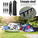 Hanging Rack Outdoor Camp Clothes Sundry Storage Hanger Triangle Shelf (S) Newly