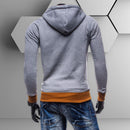 Men Long-Sleeves Spring Autumn Teenager Boy Zipper Cardigan Hoodie Sweatershi