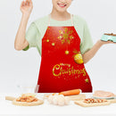 Kitchen Aprons for Women Men Household Baking Linen Tablier Merry Christmas