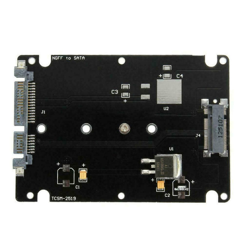 M.2 NGFF to 2.5" SATA 3 Adapter Card Enclosure Hard Disk w/ Converter U8Q9