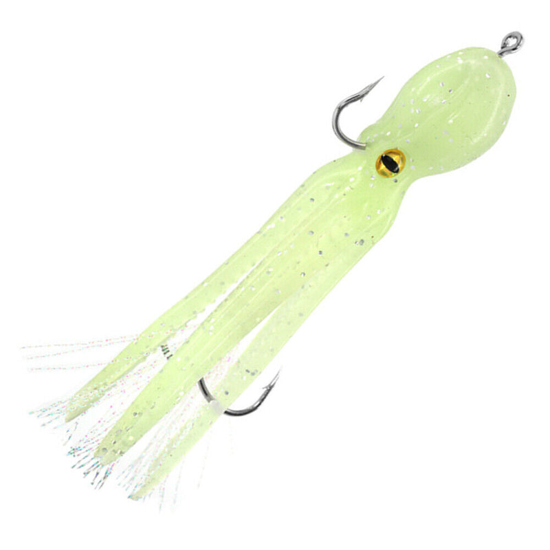 5x 11cm 22g Octopus Soft Fishing Lures Jig Hook Artificial Wobbler Bait (F)