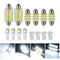 Dome Door Trunk License Plate Lamp Combo LED Inside Bulb Kit Car Interior Light