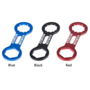 Bolany Aluminum Alloy MTB Bike Front Fork Cap Wrench Repair Tools (Black)