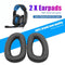 2pcs Ear Pads Memory Foam Cushions Earpad for Sennheiser GSP 300 301 302 303 350