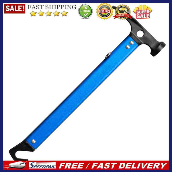 Multi-function Outdoor Camping Tent Hammer Peg Nail Stakes Mountaineering H