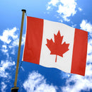 Polyester Canada Flags Red Maple Leaf Canadian National Hanging Banner 90x150cm