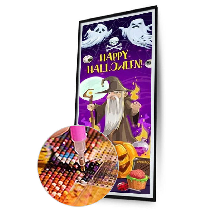 5D DIY Diamond Painting Kits Full Round Drill Halloween Mosaic Picture (Y637)