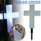 Solar Powered Light Cross by Eternal Light Memorial Garden Grave Light R6V1