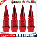 4pcs Aluminum Spike Shaped Car Bike Tire Valve Stem Dustproof Caps Covers 2