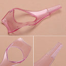 3 In 1 Mascara Shield Guide Guard Lash Curler Applicator Comb Makeup (Pink)