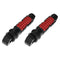 2pcs Universal Aluminum Motorcycle Rear Passenger Foot Pedals Footrests (2)