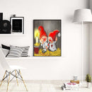 40x50cm Paint By Numbers Gnome Oil for Adults Children Room Home Wall Decor Gift
