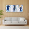 Feather Abstract 3 Panels Oil Paint By Numbers Kits Canvas Drawing DIY Coloring
