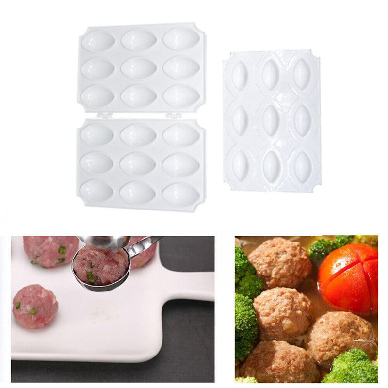 9 Holes Meatball Maker Machine Manual Meatloaf Minced Meat Processor Mold