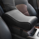 PU Leather Memory Foam Car Console Armrest Cushion Auto Accessories (Black)