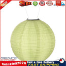 Waterproof LED Solar Cloth Chinese Lantern Festival Hanging Lamp (Yellow) Newly