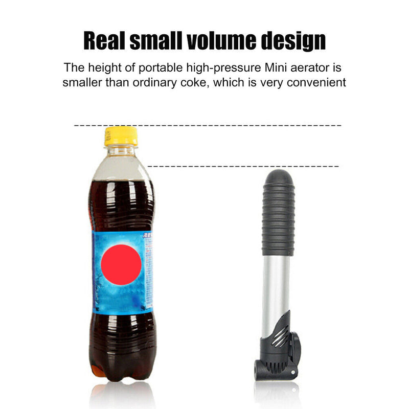 Bicycle Pump Mini Portable Aluminum Alloy Bike Air Pump Cycling Tire Inflator