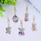 Rabbit Diamond Painting Keychain DIY Crystal Drill Key Ring Pendant (YS022)