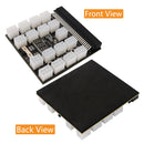 12V ATX 17x 6Pin Power Supply Breakout Board Adapter Converter for ETH BTC Miner