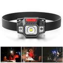 Mini LED Headlamp Headlight USB Rechargeable Portable Fishing Head Torch Lantern
