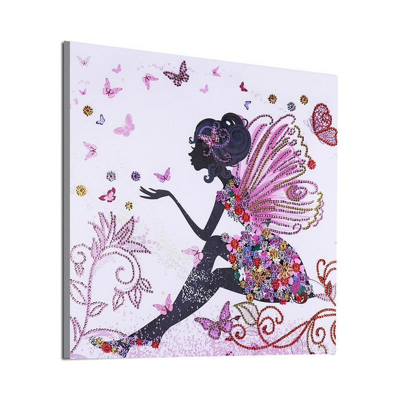 5D DIY Special Shaped Diamond Painting Butterfly Fairy Cross Stitch Kits