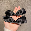Barrettes Headdress Bowknot Side Hairpins Bangs Hairclip Ribbon Hair Bows Clips