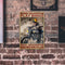 Riding Man Metal Retro Tin Sign Poster Wall Art Plate Home Decor Accessories