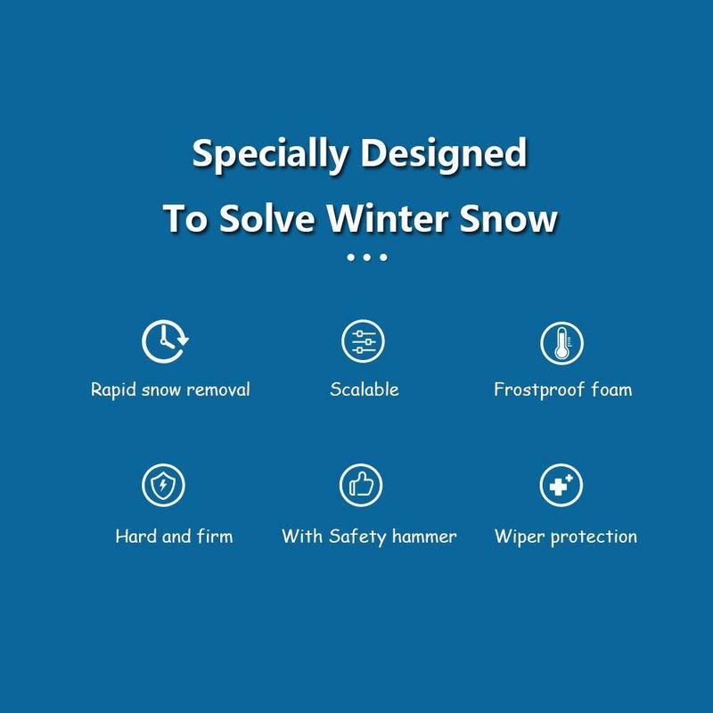 Detachable Car Cleaning Snow Brush Ice Scraper Water Remover Snow Shovel