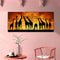 Giraffes at Sunset Oil Paint By Numbers Kits DIY Handpainted on Canvas Art