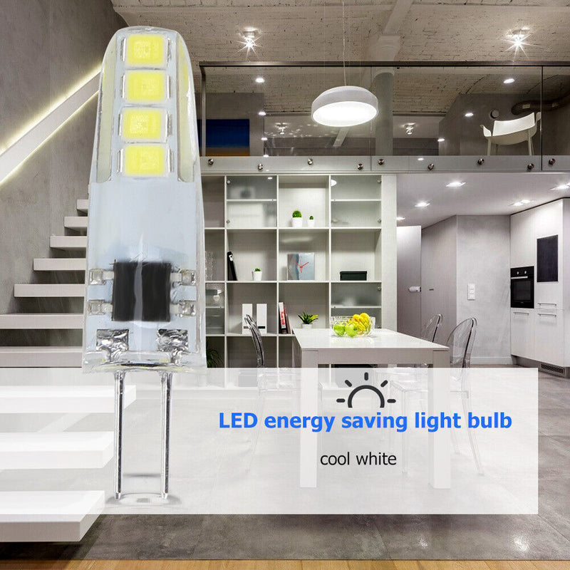 AC 220V 8 SMD LED Light Bulb Cool White Energy Saving Lamp Bulb for Home