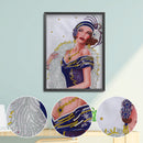 Diamond Painting Partial Special Drill Noble Lady Rhinestone Picture (Y080)