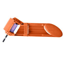 2-12.5mm Drill Bit Sharpener Corundum Grinding Wheel for Polishing (Orange)