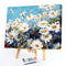 Flower Field Painting By Numbers Kit Acrylic Paint Canvas Wall Art Picture