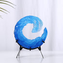 Acrylic Ocean Wave Sculpture Desktop Sea Wave Creative Art Craft for Living Room