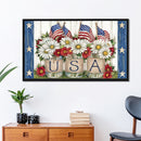 Diamond Painting Independence Day Full Round Drill Rhinestone Picture