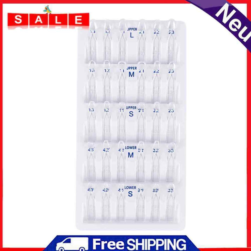 30pcs Dental Veneers Tooth Mould Autoclave Front Teeth Quick Whitening Tools