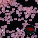 15g/Bag DIY Luminous Round Rhinestones for Diamond Painting (Light Pink) Newly