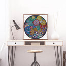 5D DIY Special Shaped Diamond Painting Mandala Cross Stitch Kits (R8343)
