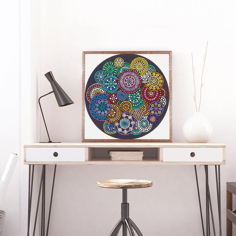 5D DIY Special Shaped Diamond Painting Mandala Cross Stitch Kits (R8343)