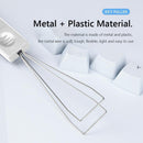 2 in 1 Mechanical Keyboard Key Cap Puller Keycap Shaft Remover Tool (White)