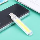 Mini Portable USB Book Light Bright Reading Lamp for PC Laptop (White 8COB)