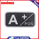 PVC Bag Medal Badges DIY Stickers Embroidery Positive Blood Type Patches Bracelet