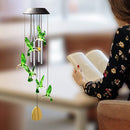 Colorful LED Solar Light Outdoor Wind Chime Hummingbird Pendant Lamps (A) Newly