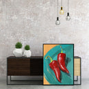 Oil Paint by Numbers Pepper Canvas Artwork Living Room Picture Decoration Kit