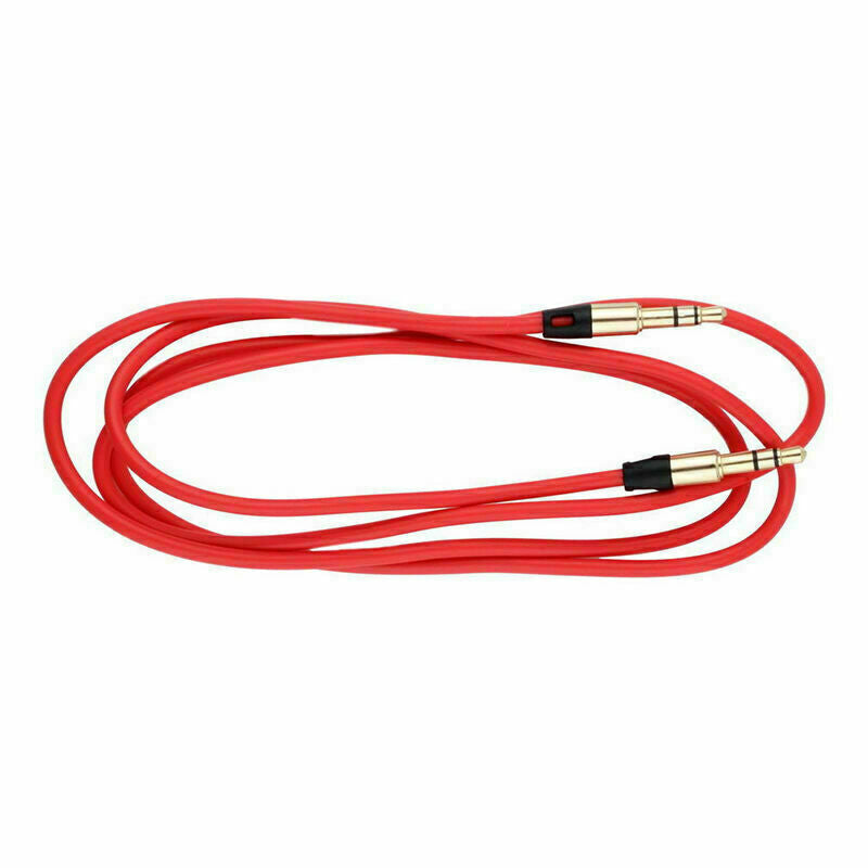 3.5mm Jack Male to Male Stereo Headphone Car Aux Audio O0I7 Extension UKPL O5N2