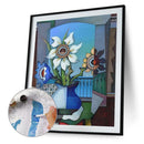 Oil Paint By Numbers Picture DIY Drawing Elegant Flower Nature Art Drawing