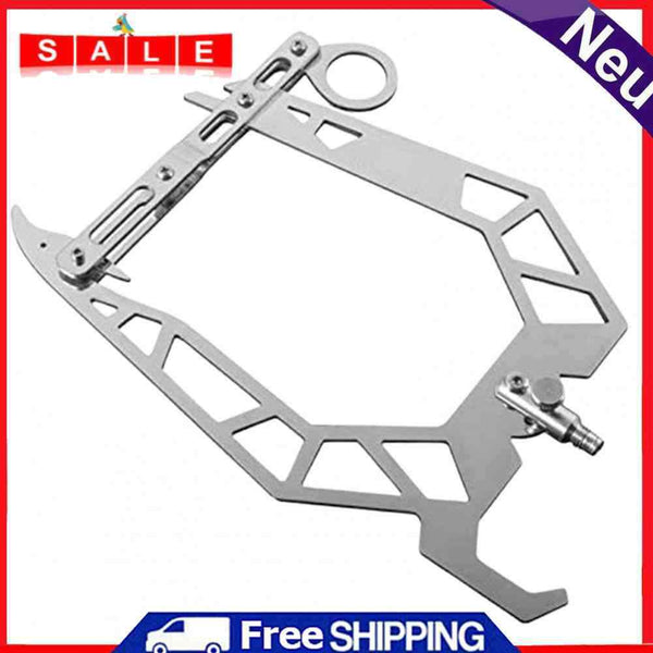 Stainless Steel Boat Hook Multi-Purpose Mooring Hook Rope Long Distance Threader