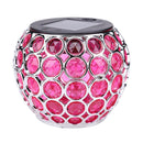 Solar  Hollow Hanging Ball Light Outdoor Waterproof Garden Lamp(Red+Green)