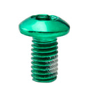 12pcs T25 M5 Bicycle Disc Brake Rotor Torx Bolts Bike Fix Screws (Green)